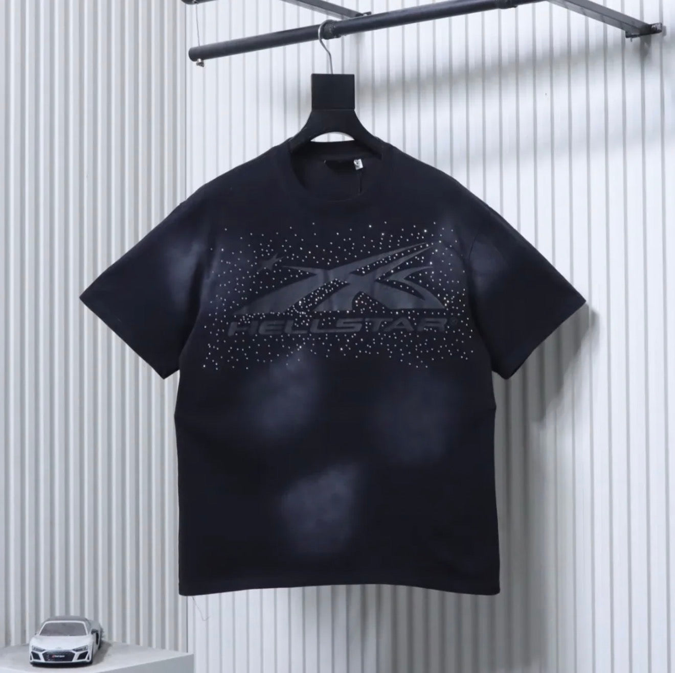 Hellstar Rhinestone T-Shirt - Front view