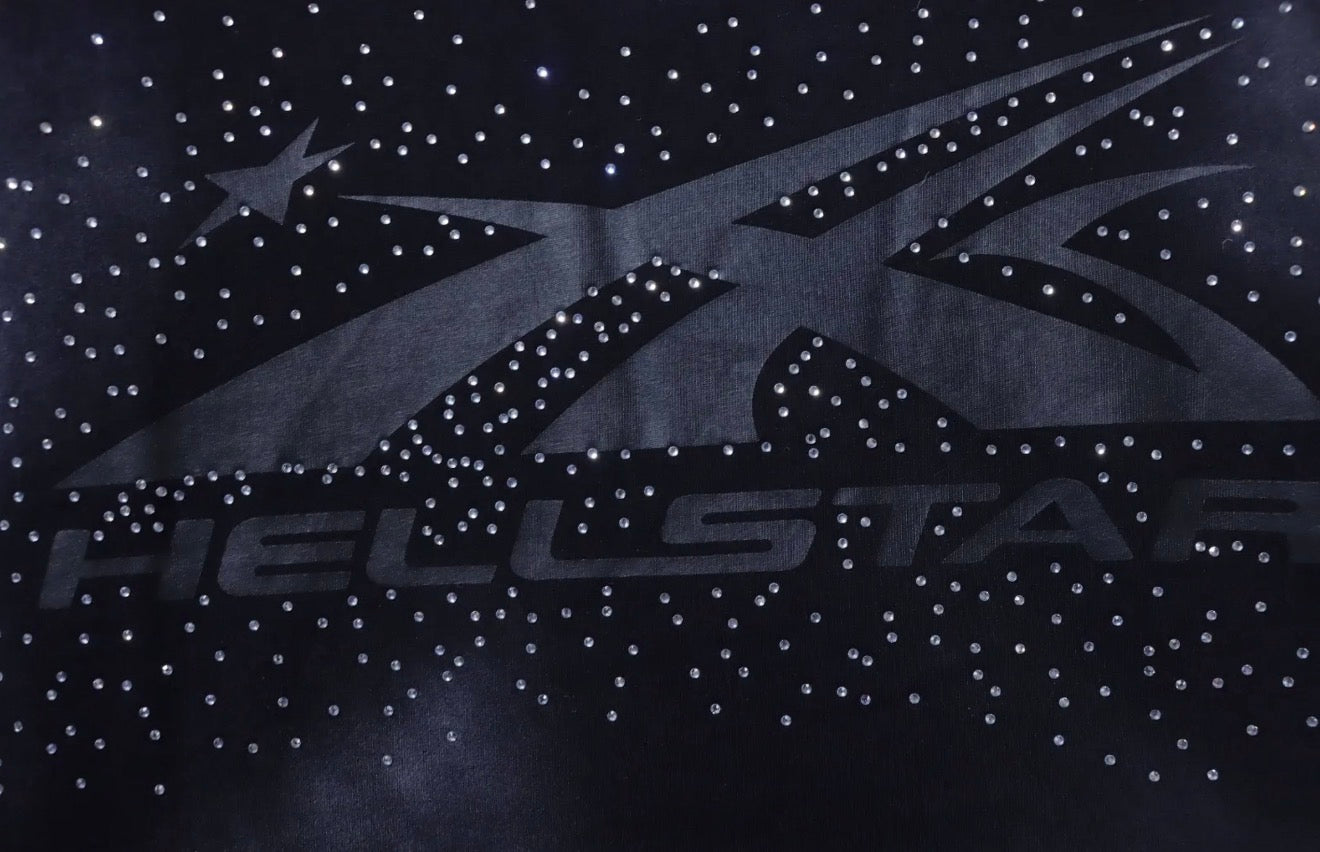 Hellstar Rhinestone Logo T-Shirt 1:1
