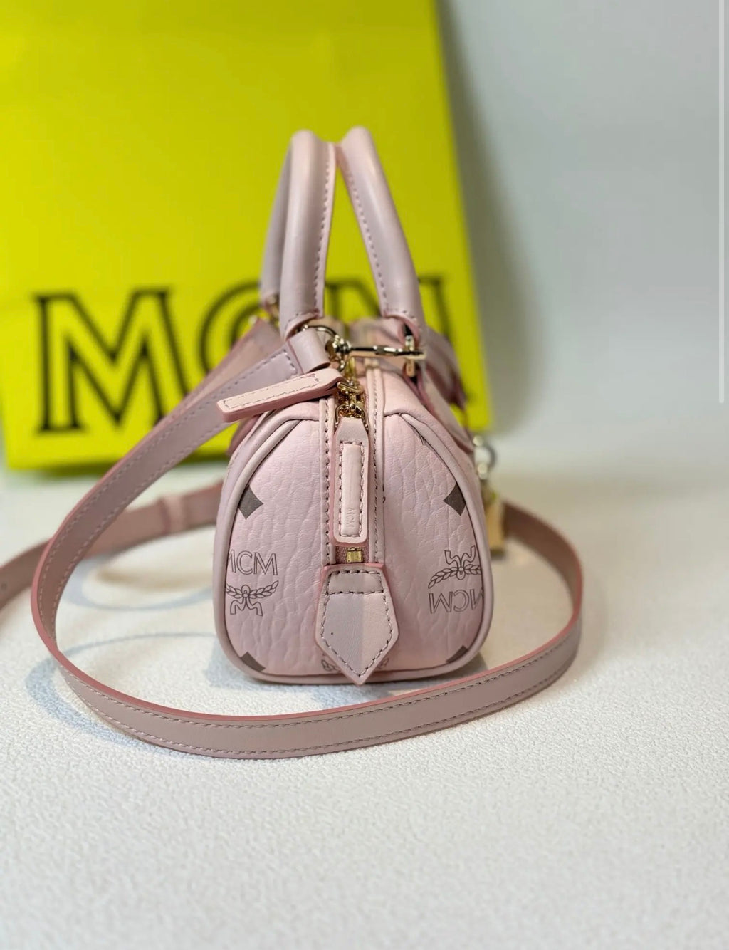 MCM pink mini bag