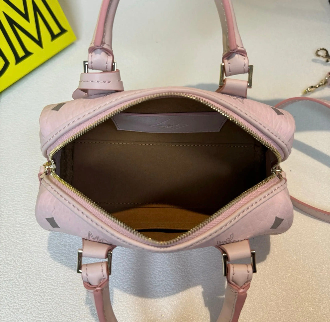 MCM pink mini bag